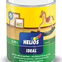 Лак для паркета акриловый HELIOS IDEAL на водной основе глянцевый 0,75л 