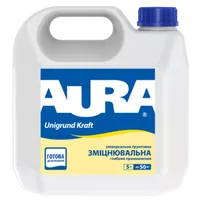 Грунтовка глибокопроникна для свіжих штукатурок AURA Unigrund Kraft 5л 