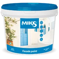 Краска фасадная акриловая MIKS Color матовая белая 1,4кг 