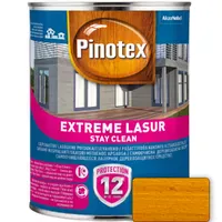 Лазурь для дерева PINOTEX Extreme Lasur атмосферостійка з ефектом самоочищення калюжниця 1л 