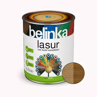 Тонкослойная лазурь для древесины BELINKA Lasur матовая орех (16) 0,75л