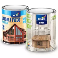 BORI High-Layer Wood Stain, лазурь для деревини із вмістом воску, біла (13) 0,75л  - фото 3