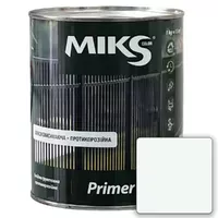 Грунт антикорозійний по металу MIKS Primer білий 0,9кг 