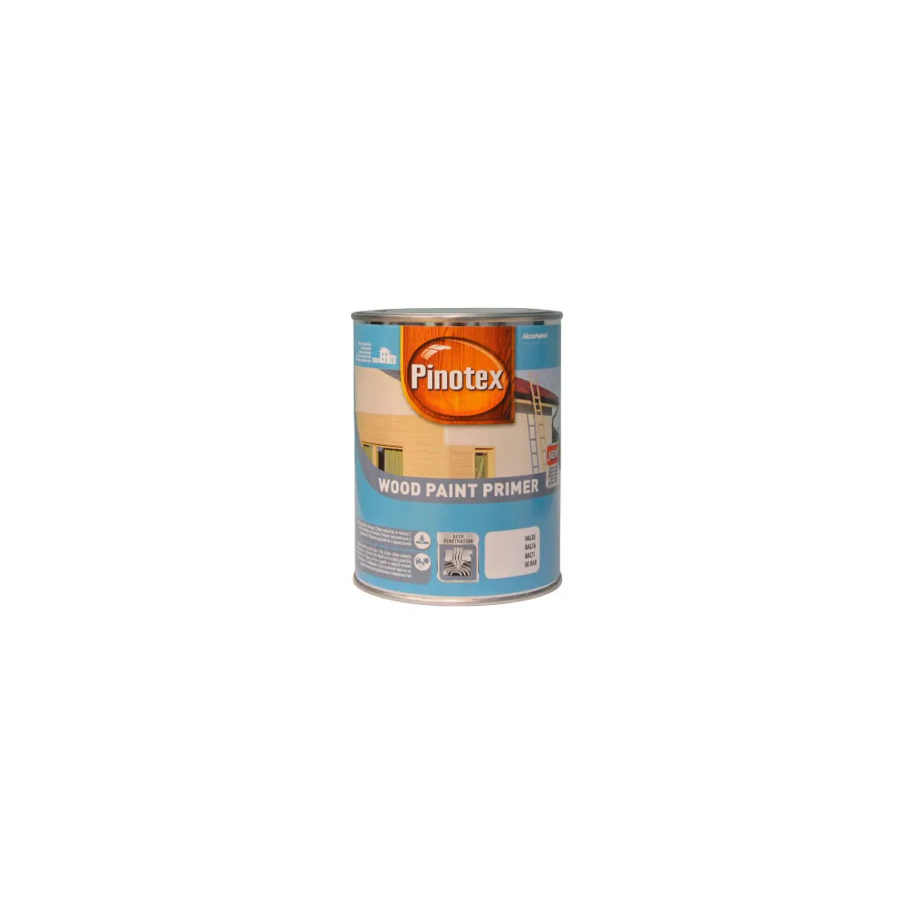 PINOTEX Wood Paint Primer, грунтувальна фарба для дерев’яних фасадів, 