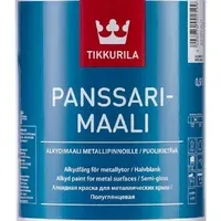 Panssarimaali, алкідна напівглянцева фарба по металу з активним антикорозійним пігментом 