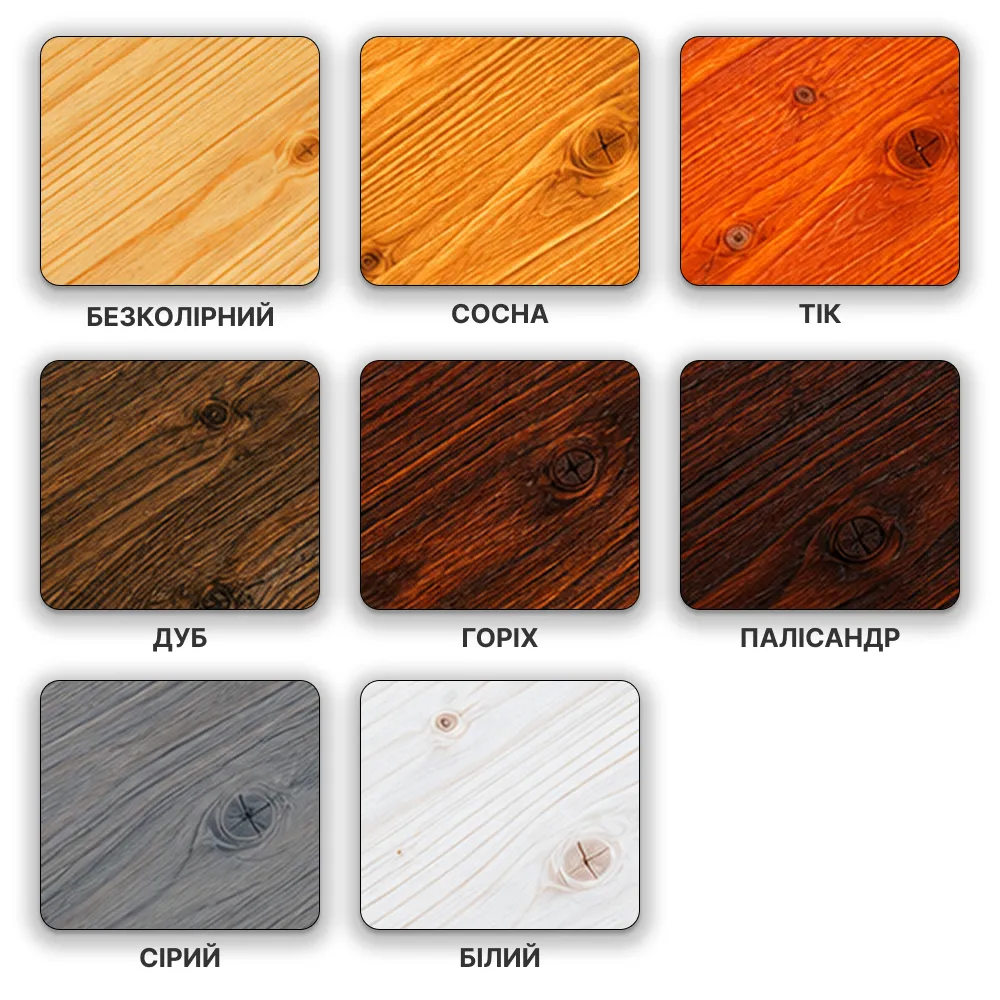 Лазур-гель акрилова для деревини MIKS Acrylic Gel-Lasur біла 0,8л  - фото 2