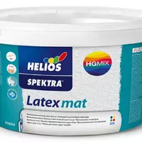 Краска для стен стойкая к мытью HELIOS SPEKTRA Latex Matt матовая белая 2л 