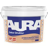 Структурная краска AURA Dekor Struktur акриловая белая 2,5л 