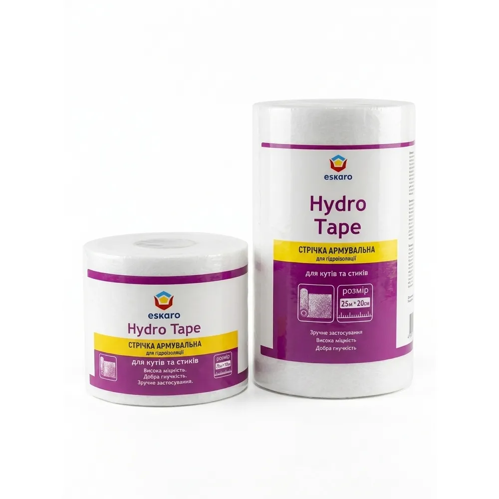 Стрічка армувальна для гідроізоляції поліпропіленова ESKARO Hydro Tape 10см*25м  - фото 1