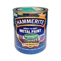 HAMMERITE молотковая антикоррозионная краска по металлу 3 в 1 зелёная 0,25л  - фото 3