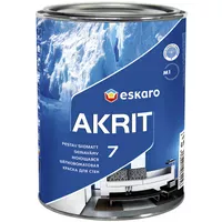 Краска для стен ESKARO Akrit 7 шелковисто-матовая белая 0,95л 