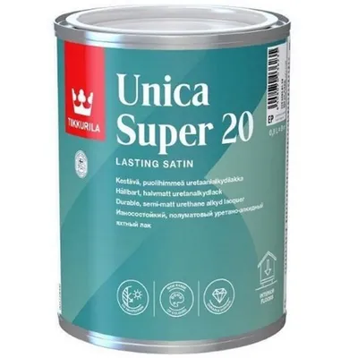 Unica Super 20, напівматовий уретан-алкідний лак для човнів, EP,
