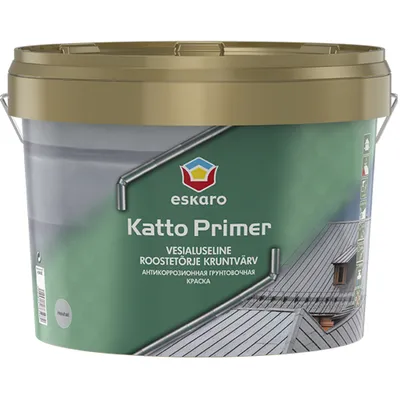 Грунтовка антикоррозионная для оцинкованого металла ESKARO Katto Primer светло-серая 2,7л