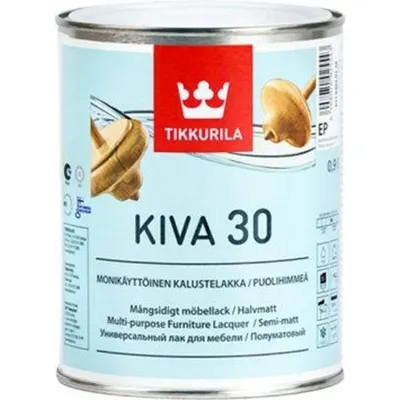 Kiva 30, напівматовий акрилатний лак для меблів, EP,