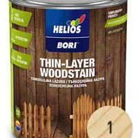 Лазурь для древесины тонкослойная с содержанием масла HELIOS BORI Thin-Layer Wood Stain бесцветная (1) 0,75л 