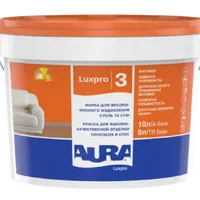 Краска для потолков и стен AURA Luxpro 3 NEW матовая белая 0,95л  - фото 1