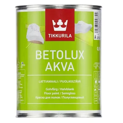 Краска для пола на водной основе TIKKURILA Betolux Aqua,