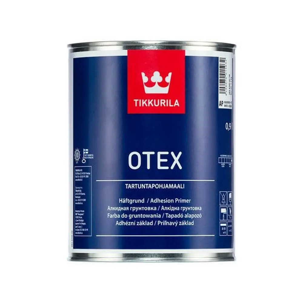 Фарба грунтувальна адгезійна TIKKURILA Otex біла 0,9л 