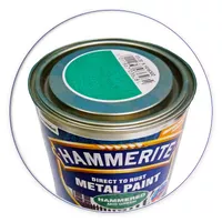 HAMMERITE молотковая антикоррозионная краска по металлу 3 в 1 зелёная 0,25л  - фото 2