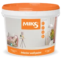 Фарба для стін та стель MIKS Color матова біла 1,4кг 
