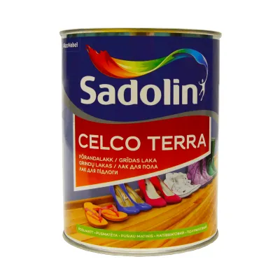 SADOLIN Celco Terra 90, глянцевий уретан-алкідний паркетний лак,