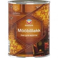 Mooblilakk 40, напівглянцевий акриловий лак для меблів 