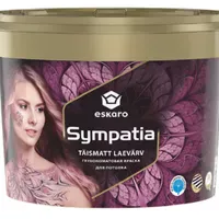 Фарба для стелі білосніжна Eskaro Sympatia з подовженим часом висихання 2,85л 