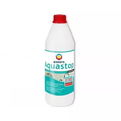 Грунтовка укрепляющая глубокопроникающая ESKARO AQUASTOP Strong концентрат (1:10) 1л