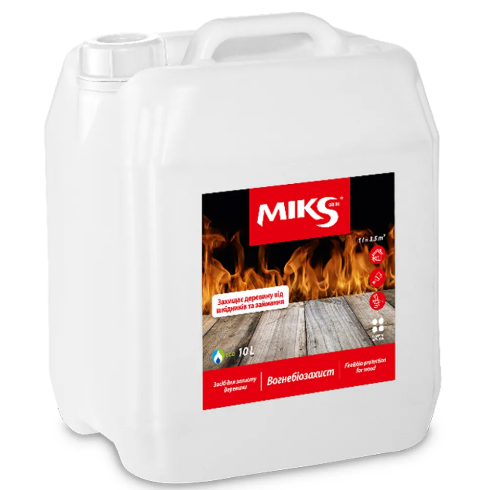 Вогнебіозахист для деревини MIKS Color 5л 