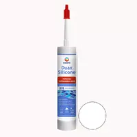 Силіконовий герметик Eskaro Duax Silicone № 100 прозорий 300 мл 