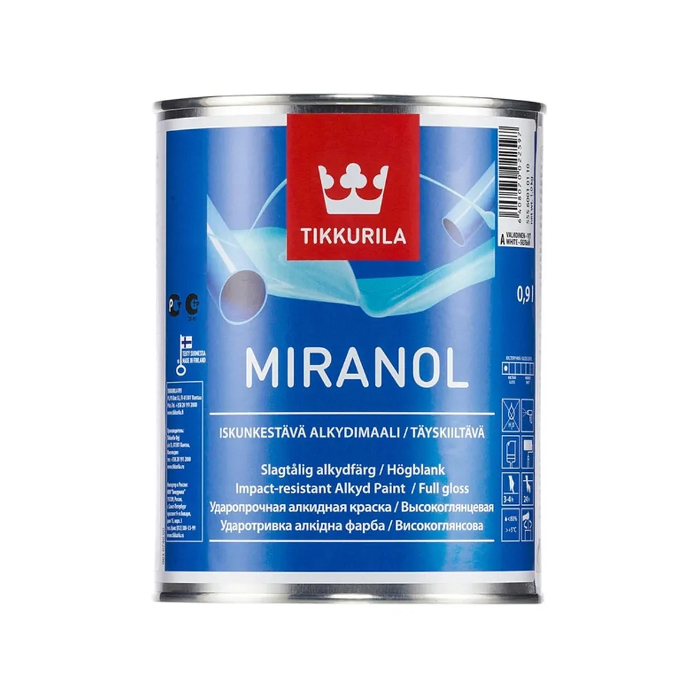 Miranol, універсальна глянцева алкідна емаль 