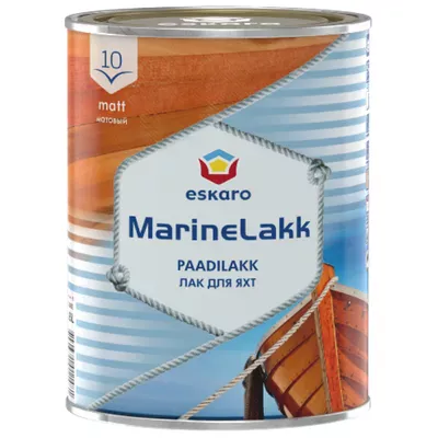 Лодочный лак ESKARO Marine Lakk 10, TIX, тиксотропный матовый