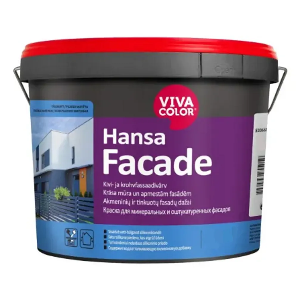 VIVACOLOR Hansa Facade, силіконмодифікована фасадна фарба 