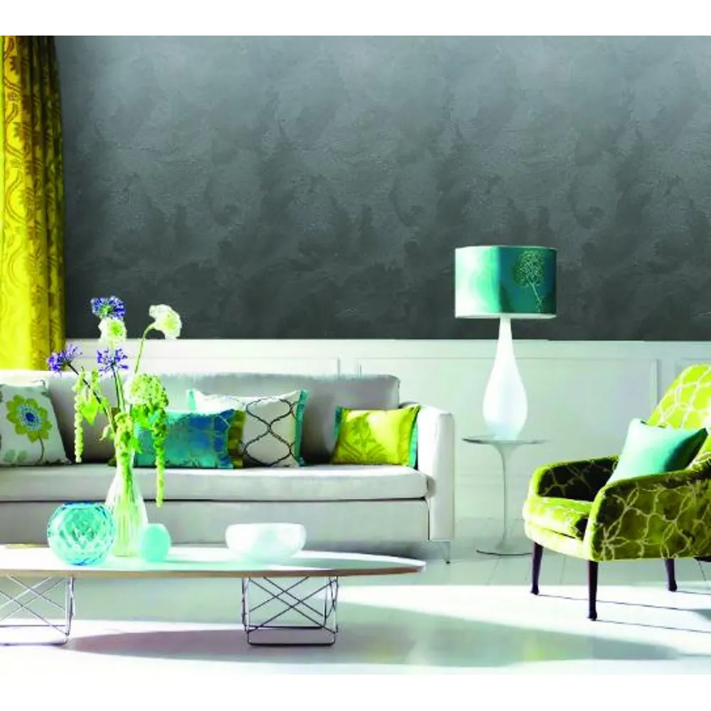 Декоративная перламутровая штукатурка AURA Velour Silver с бархатным эффектом 1л  - фото 1