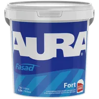 Фарба фасадна силіконмодифікована AURA Fasad Fort біла 1л 