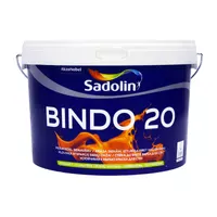 SADOLIN Bindo 20, напвматова стійка до миття латексна фарба для стін 