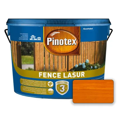 Лазурь для пиленой древесины PINOTEX Fence Lasur орегон 10л