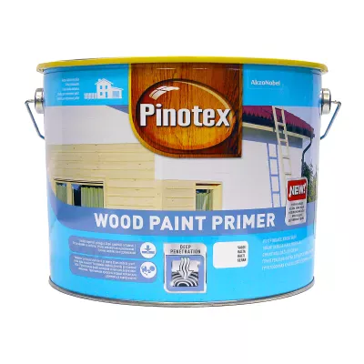 PINOTEX Wood Paint Primer, грунтувальна фарба для дерев’яних фасадів,
