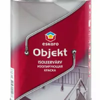 Фарба плямоізолююча для стін та стель ESKARO Objekt матова біла 0,9л 