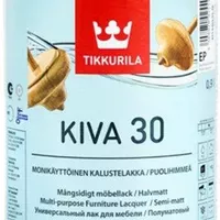 Лак для мебели акрилатный TIKKURILA Kiva 30, полуматовый 