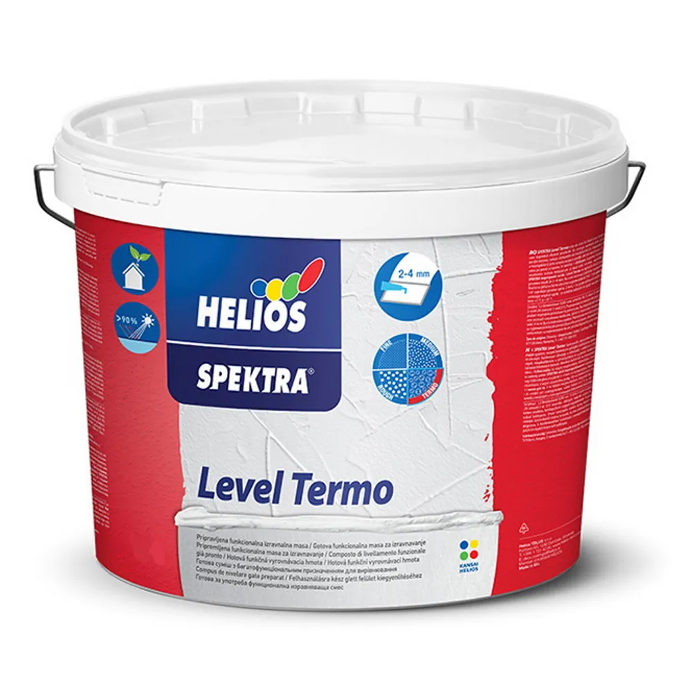 SPEKTRA Level Termo, теплоизоляционная шпаклёвка, готовая к использованию, 