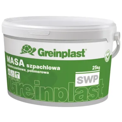 Шпаклёвка полимерная финишная GREINPLAST SWP готовая к нанесению белая 17кг