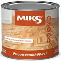 Лак для паркета ПФ-231 MIKS Color зносостійкий глянцевий 0,7кг 