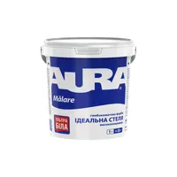 Фарба для стін та стель AURA Malare матова біла 1л 